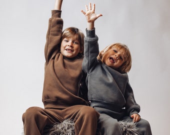 Kids Oversized Tracksuit: Unisex Toddler Sweatsuit