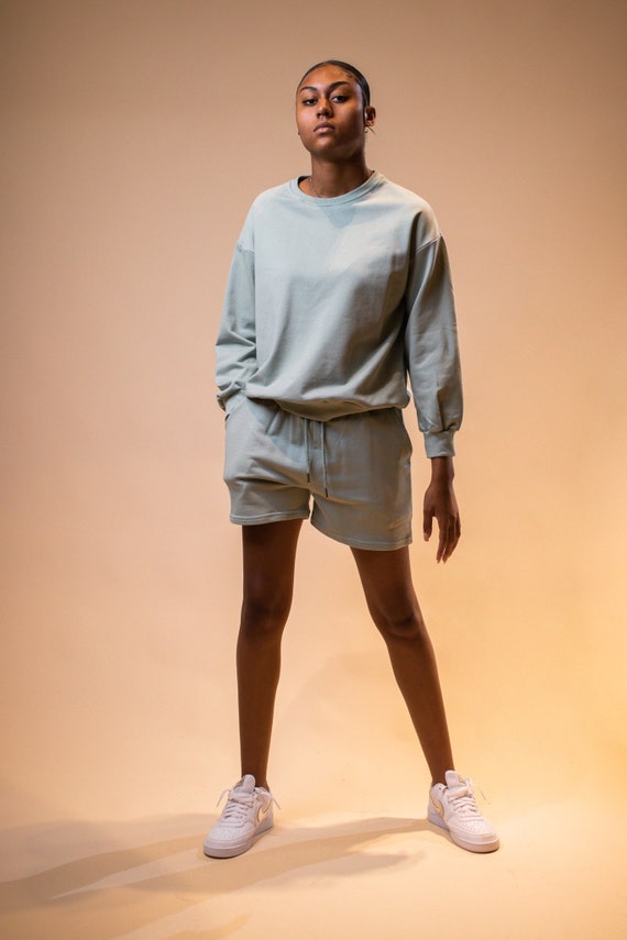 Shorts and Sweatshirt Loungewear | Etsy 
