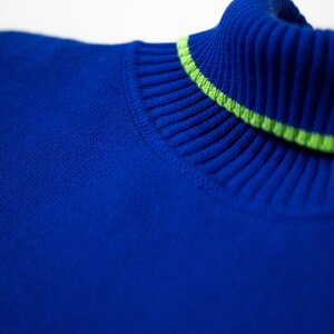 Nevermind 100% Cotton Graphic Sweater, Blue Sweater, Streetwear, Cropped Sweater, Unisex Sweater, Knit Sweater image 6
