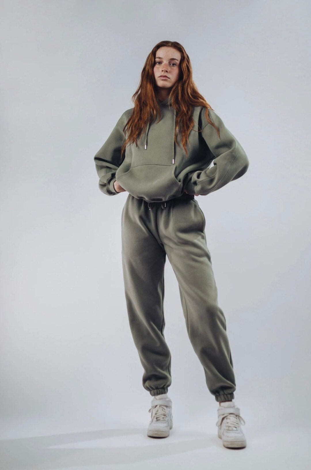 Womens Unisex Sweatsuit, Streetwear, Green Tracksuit, Green Sweatsuit