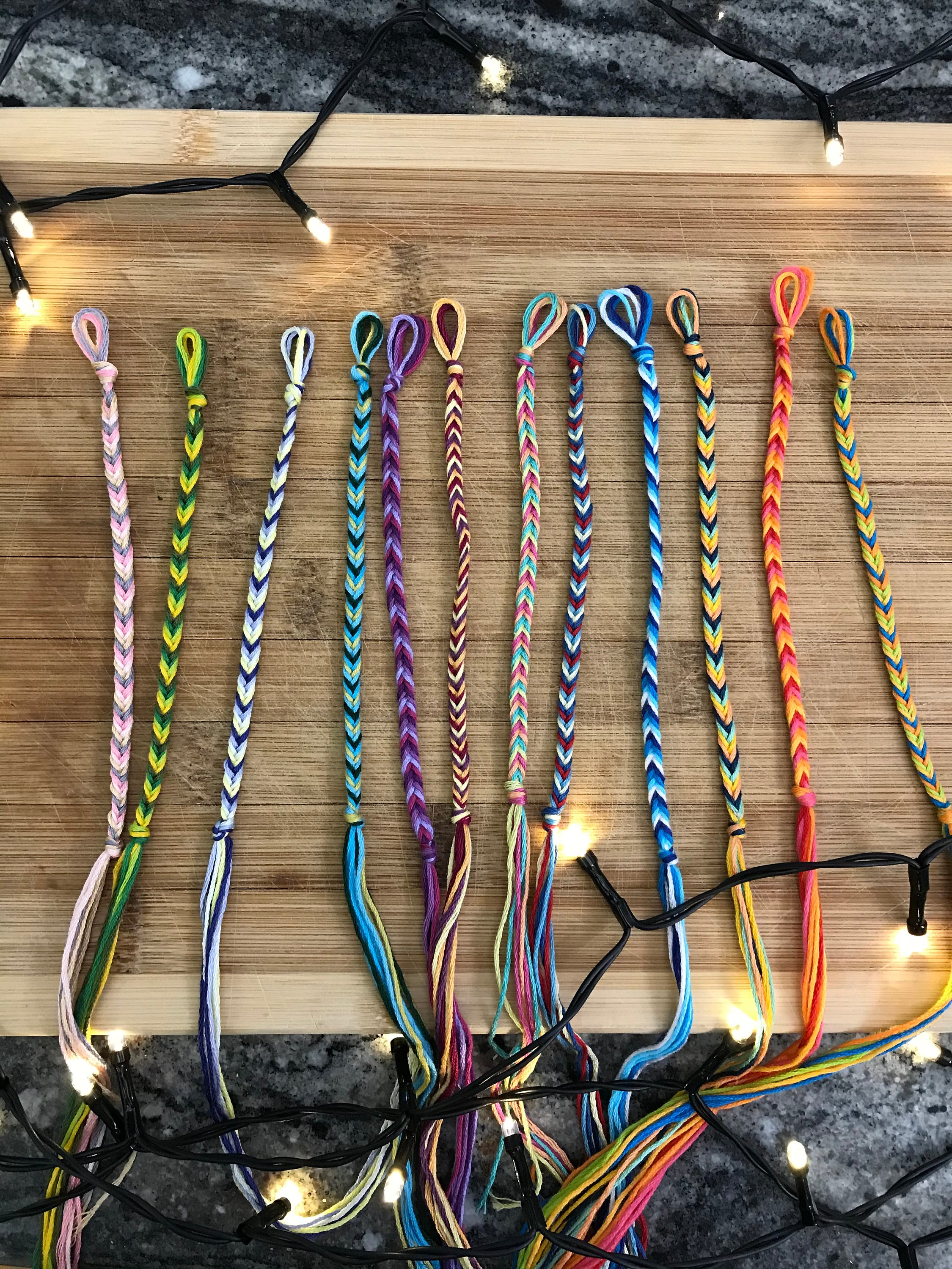 Handmade Fishtail Bracelets Woven Unique bright colors. High Etsy