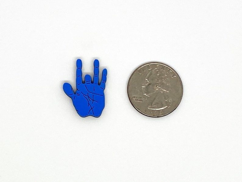 Jerry Garcia Hand Lapel Pin Grateful Dead Guitar Blue Handmade Best Friends Gift Groovy Retro Hippie Spring Summer Statement Wood Hat Button