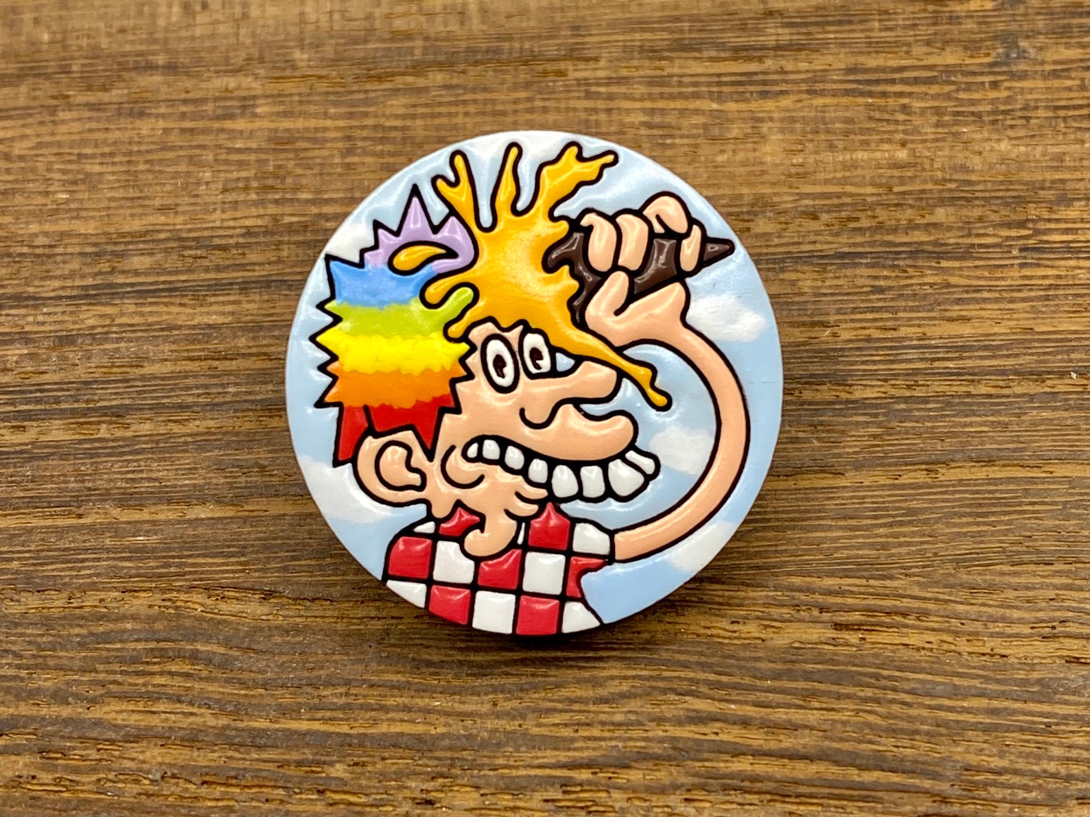 Europe 72 Ice Cream Kid Handmade Grateful Dead Statement Etsy