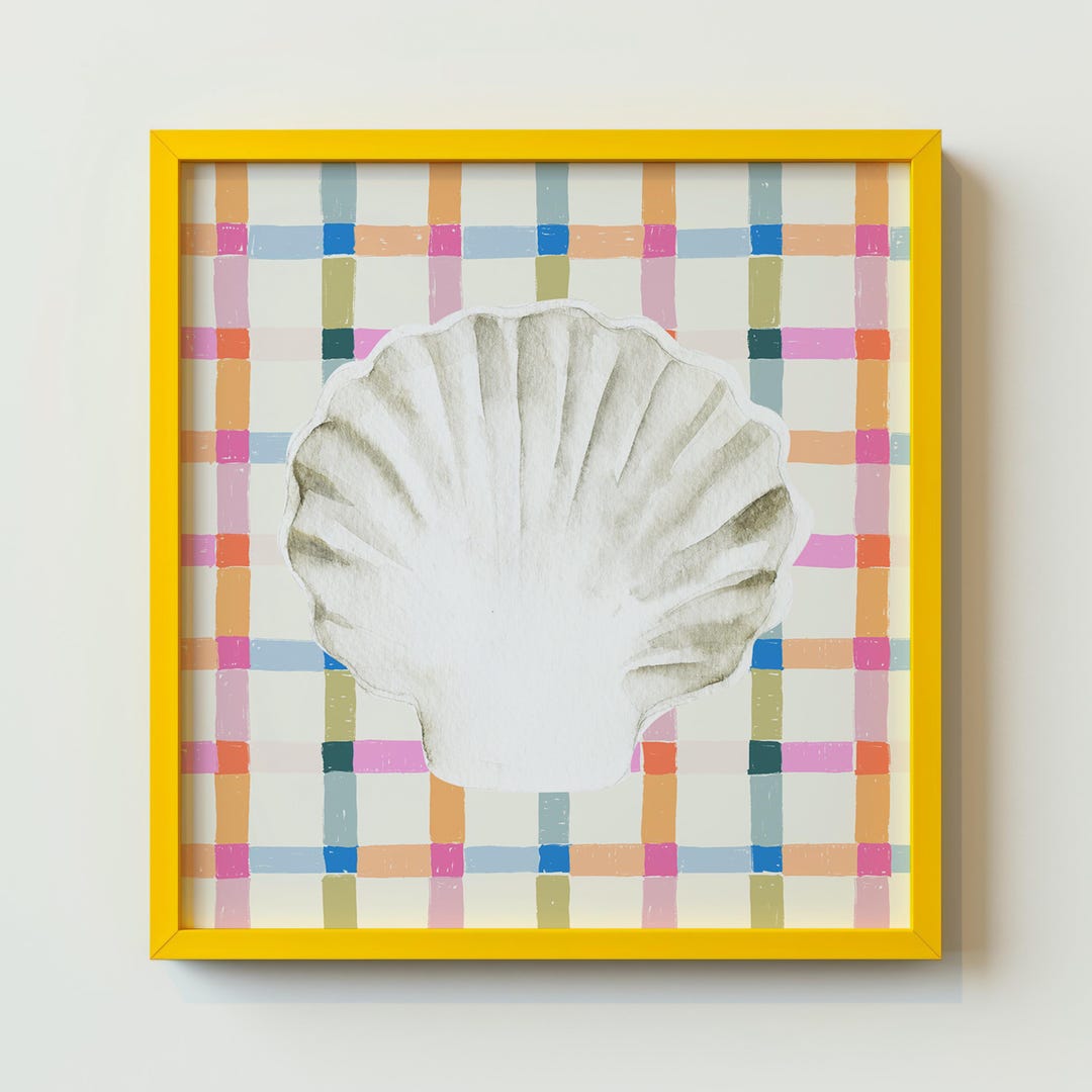 ABAKUHAUS Federe Cuscino Con Conchiglie: Set Di 2, 45x45 Cm, Stampa Digitale Fronte/Retro - 2