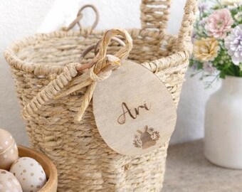Personalised Easter Basket Tag | Easter tag | Wooden Name Tag| Wooden Tag| Personalised Easter basket | Personalised tag