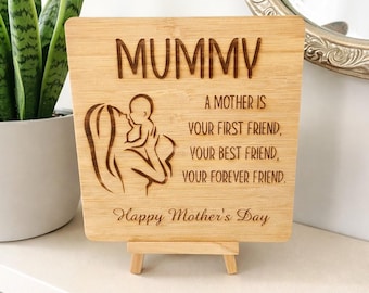 Mother's Day Gift | New mum gift | First Mother's Day | A mother is your first friend | Mummy