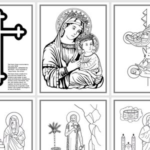 Coptic Orthodox Saints Coloring Book