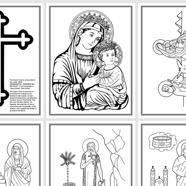 Coptic Icons - Etsy