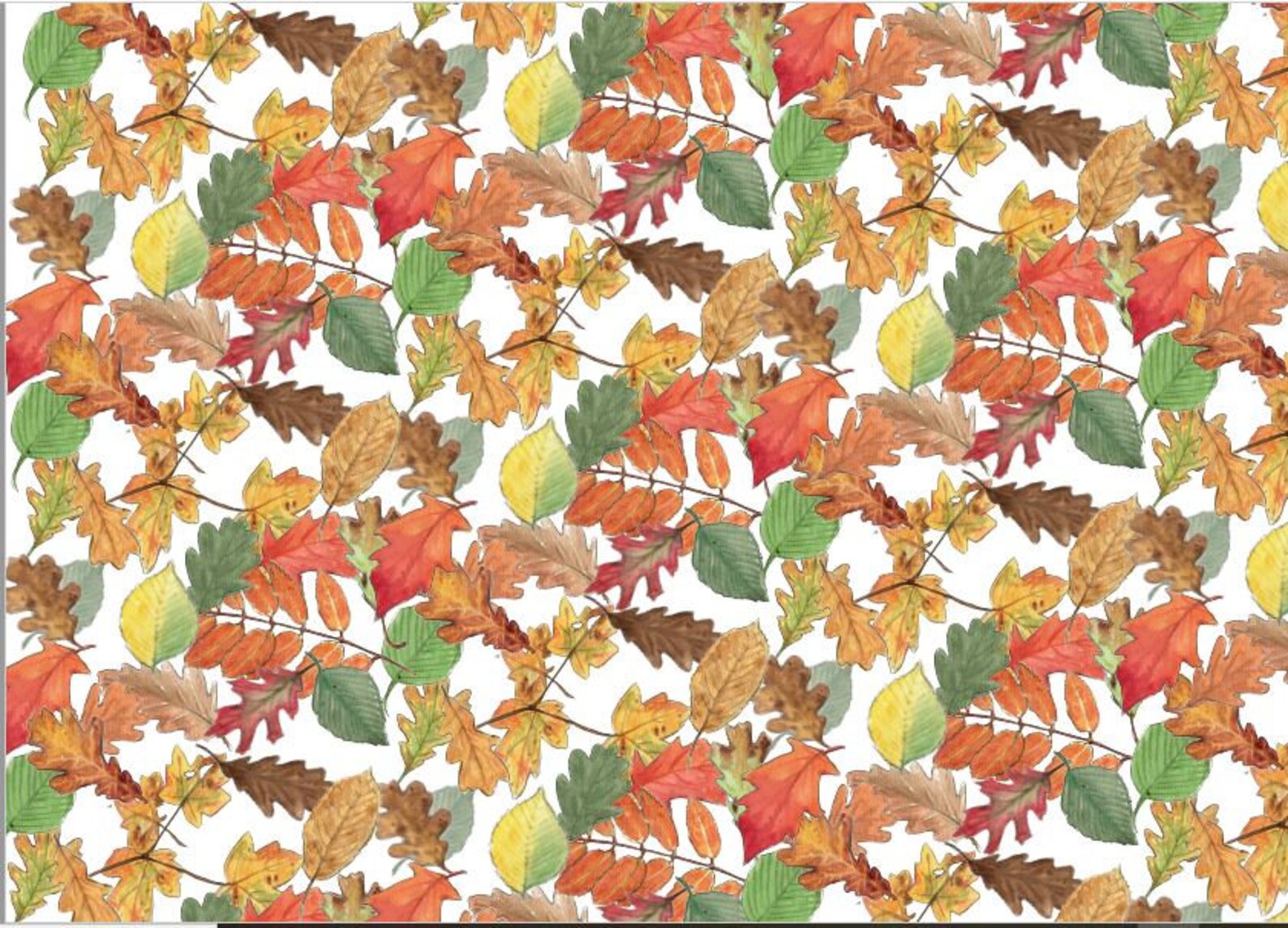 Autumn Leaves Wrapping Paper Eco Wrapping Paper Winter Etsy UK