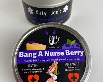 Bang A Nurse Berry (Blueberry Cheesecake Candle-funny candle) (Nurse Candle)