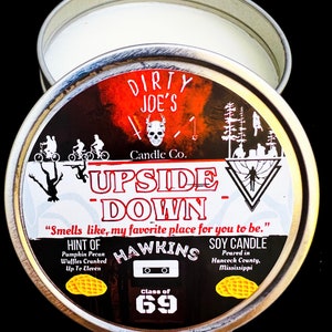 Upside Down Candle (Pumpkin Pecan Waffles)