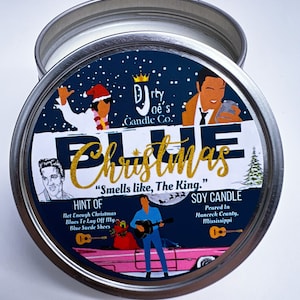 Blue Christmas (Elvis Christmas Candle)