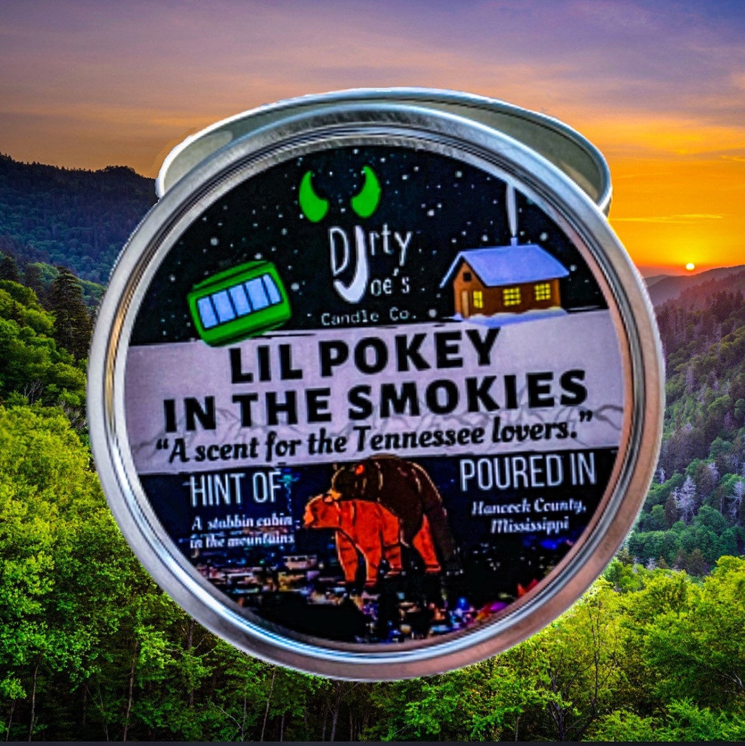 Lil Pokey in the Smokies Gatlinburg Candle Cozy Cabin Scent Etsy