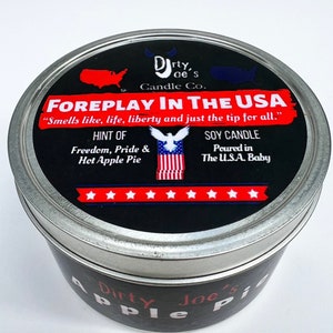 Foreplay In The USA (apple pie) Scented Candle- America!