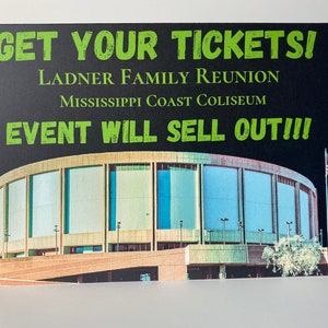 Ladner Family Reunion (All Around Card) Lustige Karte. Familienkarte. (Danke/nur weil Karte)