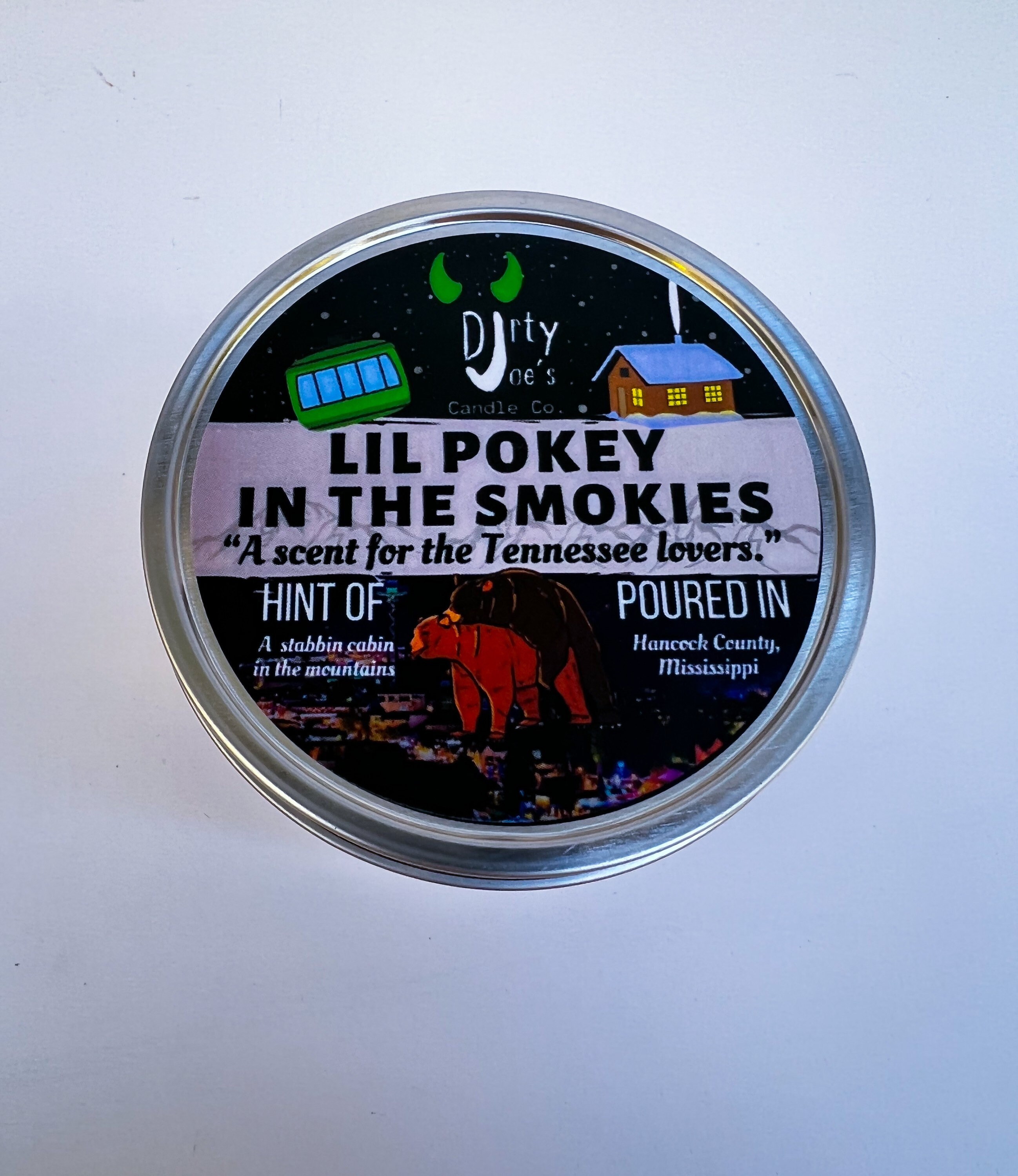 Lil Pokey in the Smokies Gatlinburg Candle Cozy Cabin Scent Etsy