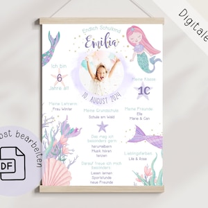 Einschulung Meilensteintafel, personalisierte Meilensteintafel ,Einschulung, Geschenk zur Einschulung, Geschenk für Kinder, Schulkind