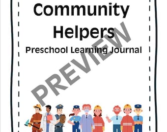 Preschool Learning Journal: Community Helpers