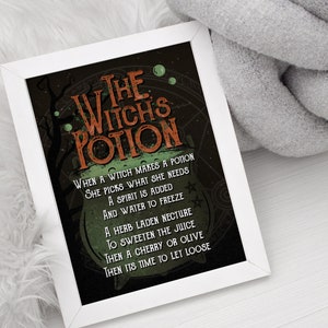 Hexe Kunstdruck Die Fussabdrucke Der Hexe Witchy Etsy