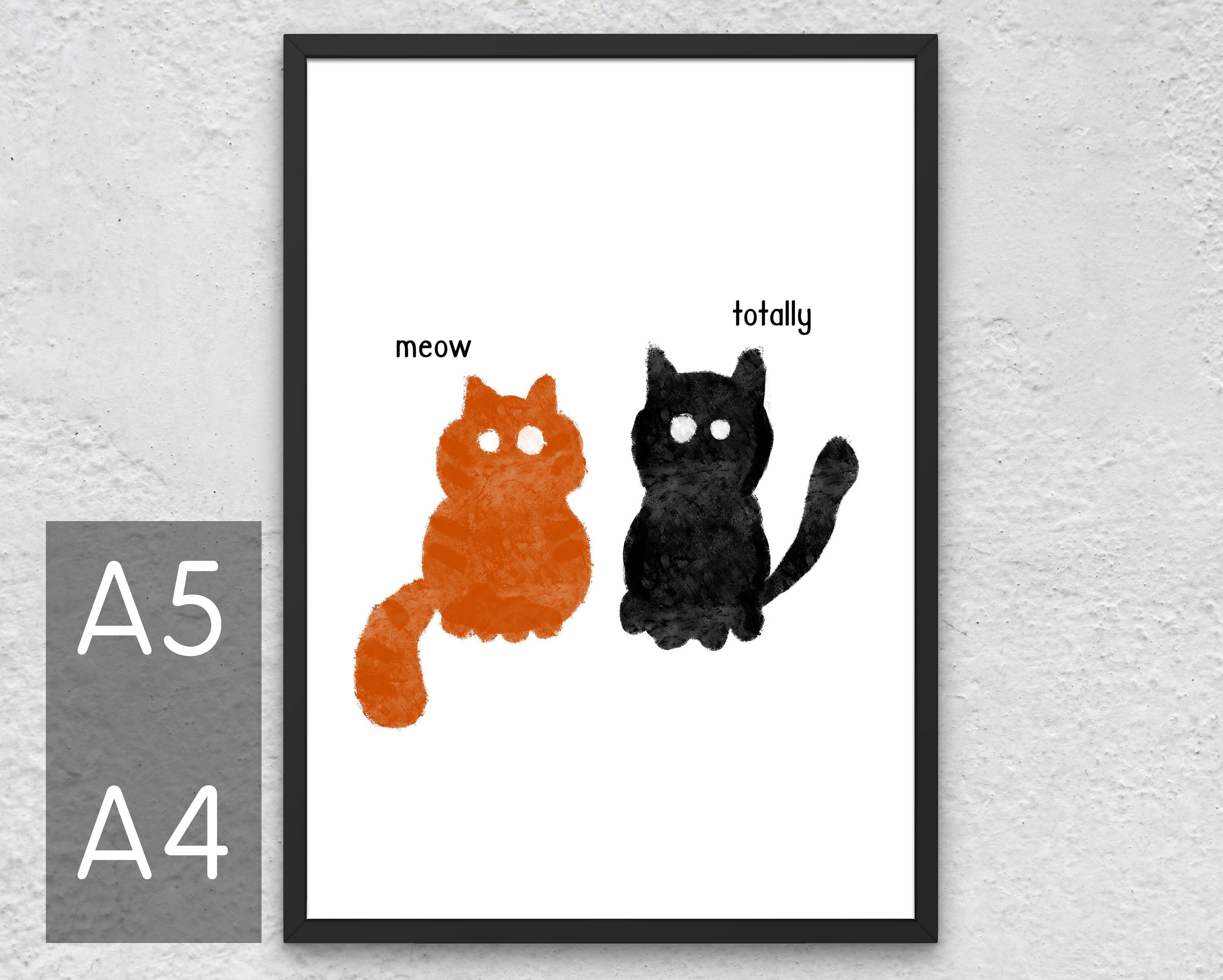 Angry Cat Face - Orange Cat | Art Board Print