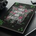Goth Notebook 'Your Insides Are Beautiful' Journal Recipe Pattern Stitch Sketch Book Gothic Gift Witchy Lined Blank Grid School Dorm Black 