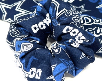 NFL Dallas Cowboys Scrunchie | Hair Ties | Hair Scrunchies | Hair Elastics