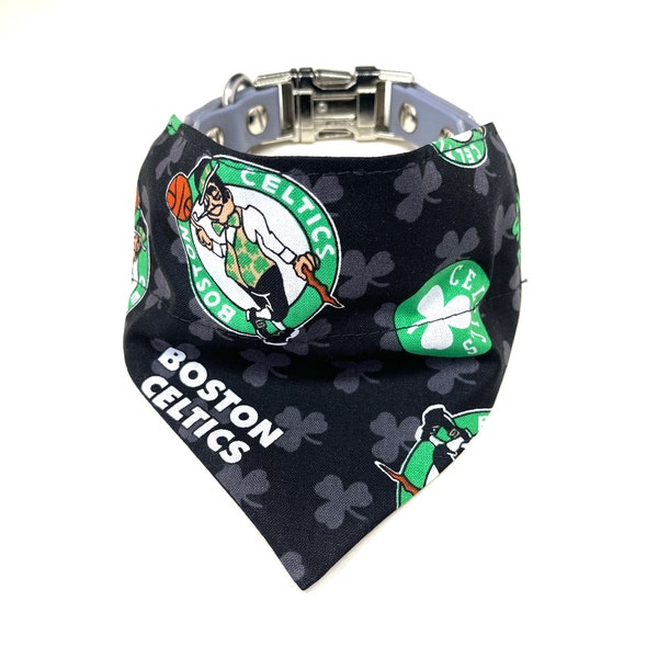 NBA Boston Celtics Pet Bandana | Dog Bandana | Cat Bandana | NBA Pet Bandana | Pet Accessories | Pet Clothing | Pet Supplies