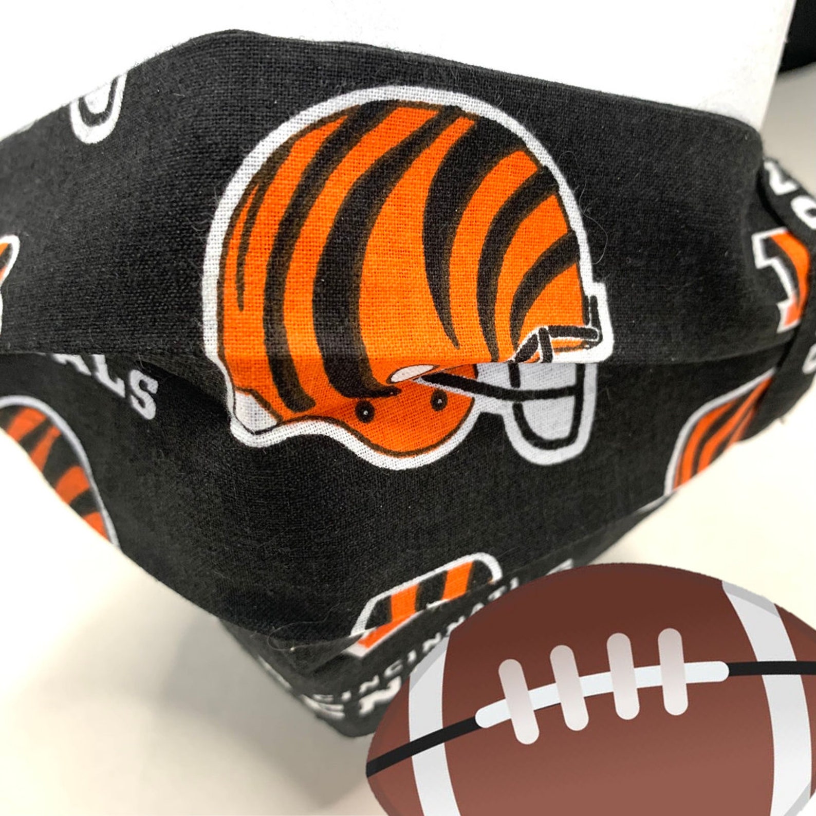 NFL Cincinnati Bengals Face Mask Reusable Face Mask Covering Etsy