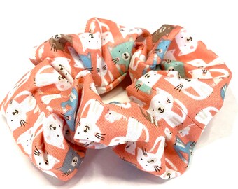 Chatons Forever Scrunchie | Cravates de cheveux | Chouchous pour cheveux | Élastiques à cheveux