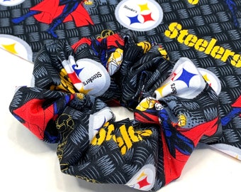 Thor and NFL Pittsburgh Steelers Scrunchie | Hair Ties | Hair Scrunchies | Hair Elastics