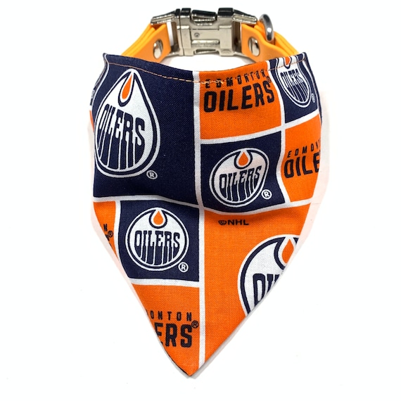 NHL Edmonton Oilers Pet Bandana Dog Bandana Cat Bandana Etsy