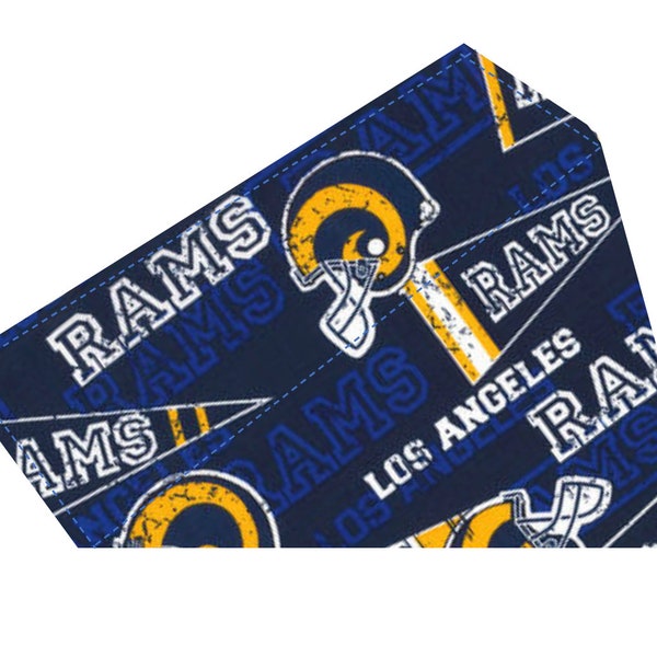 NFL Los Angeles Rams Wimpel Pet Bandana | Hondenbandana | Kat bandana | Accessoires voor huisdieren | Kleding voor huisdieren | Dierbenodigdheden | NFL huisdier-bandana