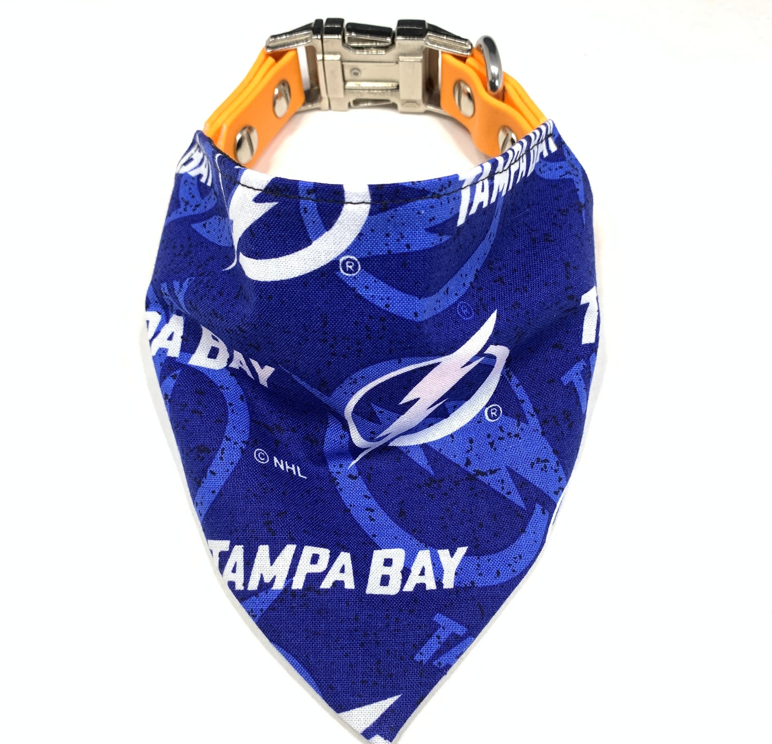 NHL Tampa Bay Lightning Pet Bandana Dog Bandana Cat Etsy