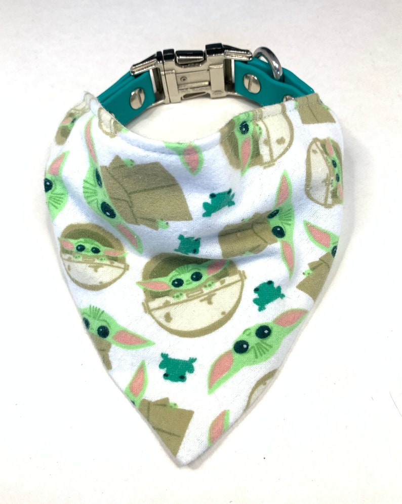 Star Wars Pet Bandana Baby Yoda Dog Bandana Cat Bandana image 1