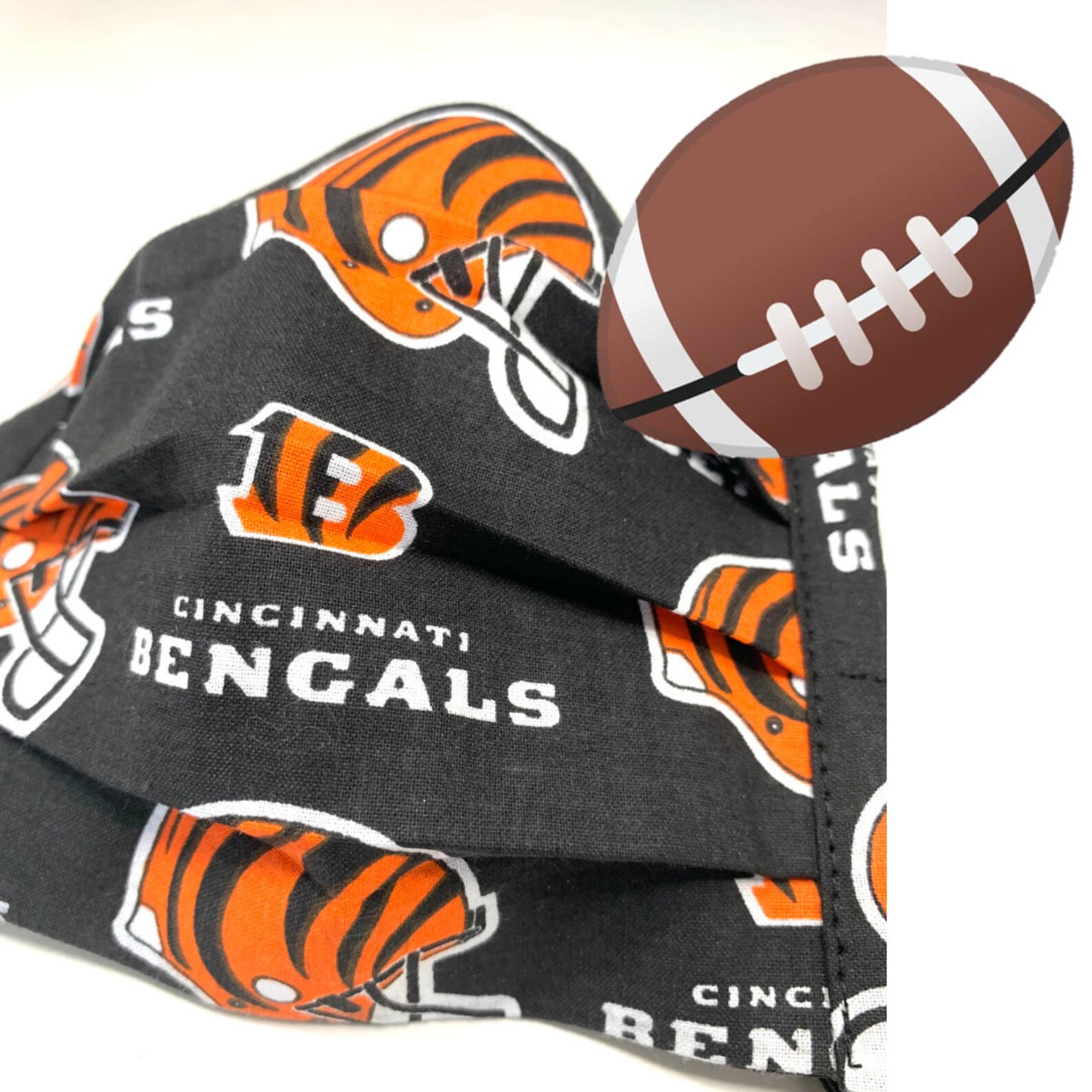 NFL Cincinnati Bengals Face Mask Reusable Face Mask Covering Etsy