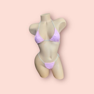 Exotic Dancewear-Sexy HOT pink Micro 2 pc, thong Style
