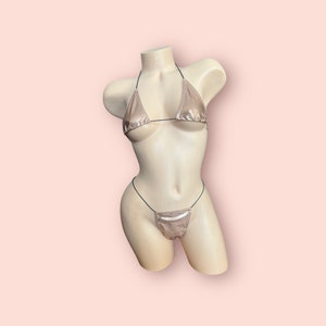 Exotic Dancewear-Sexy HOT copper brown Micro 2 pc, thong Style