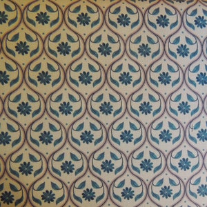 SALE ** Lewis & Irene fabrics &quot;Brensham&quot; toning fabric, floral trellis on french grey, 1 metre piece