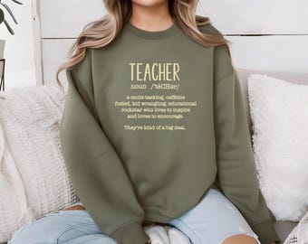 Teacher Shirt, Teacher Gift, Teacher Definition Shirt, Fun Teacher Gift