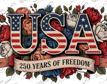 America 250 Semiquincentennial Image, 4th of July, Independence Day, Memorial Day, Eagle, Flag Digital Download