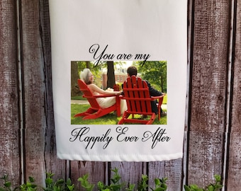 Personalized Photo Towel, Personalized Full Color Tea Towel,  Wedding Gift, Housewarming Gift, Personalized Dish Towel