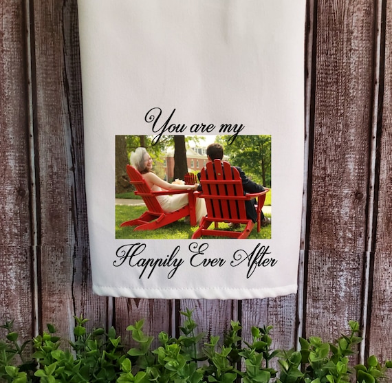 Personalized Photo Towel, Personalized Full Color Tea Towel,  Wedding Gift, Housewarming Gift, Personalized Dish Towel