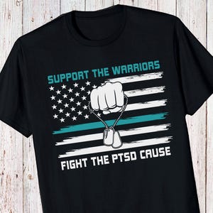 PTSD, Veteran Mental Health, Teal Ribbon, Veteran Suicide Awareness, Fight PTSD, Not All Wounds Are Visible, PTSD Warrior Digital Files
