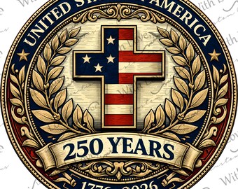 America 250 Semiquincentennial Image, 4th of July, Independence Day, Memorial Day, Eagle, Flag Digital Download