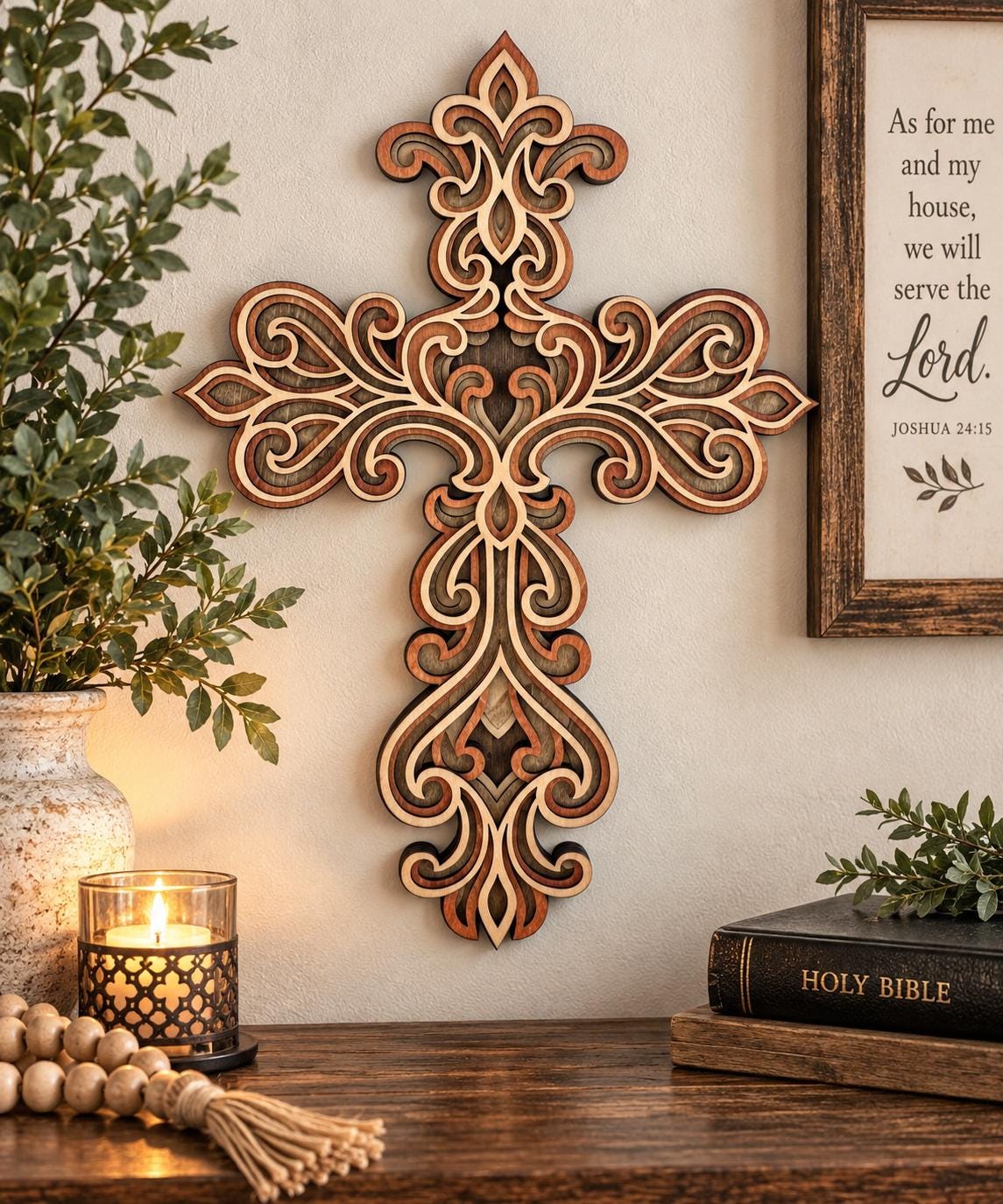 Ornate Gold Wall Crosses - Etsy