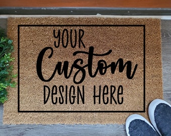 Wedding Gift, Housewarming Gift, Custom Doormat, Welcome Mat, Personalized Doormat