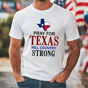 Beten Sie für Texas, Hill Country Strong, Texas Strong, digitaler Download, Texas Floods, Kerr County