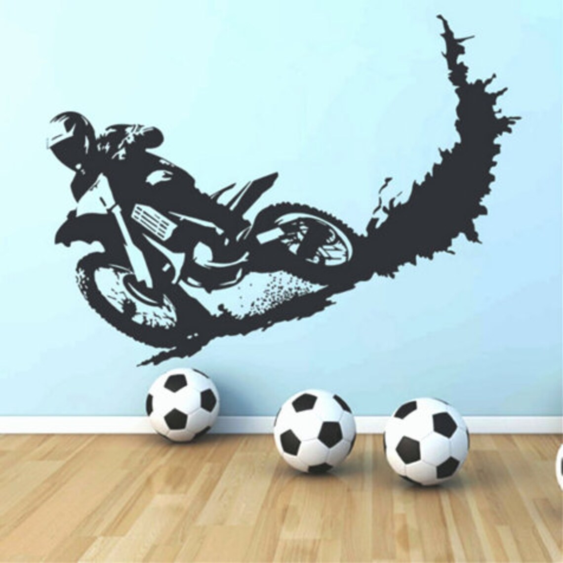 Motocross Wall Decals Sticker Dirt Bike Decor Adik3432 Etsy