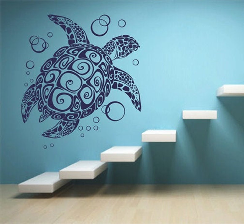 Turtle Wall Decals Sticker adik2871 Etsy