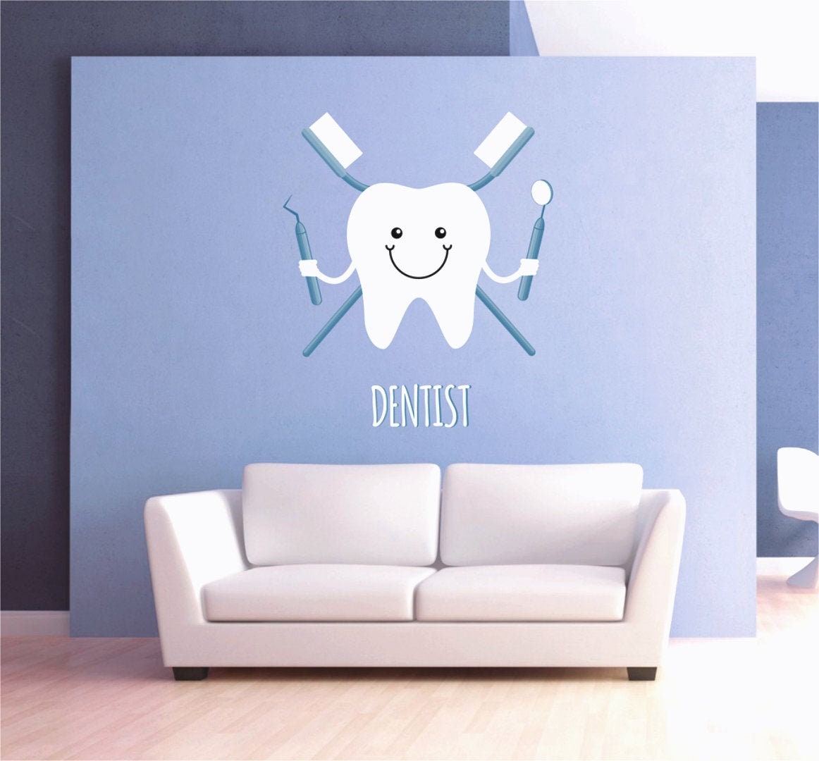 Dentist Wall Decals Sticker Tooth Wall Decals adcik1534 Etsy